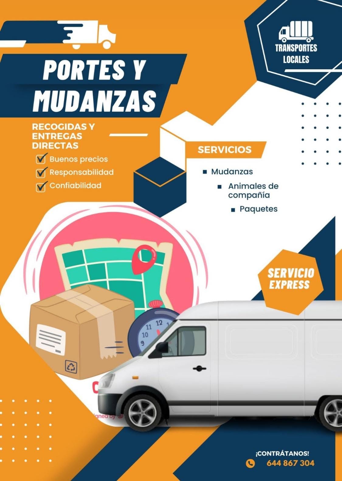 Portes y mudanzas Samucan - servicio express